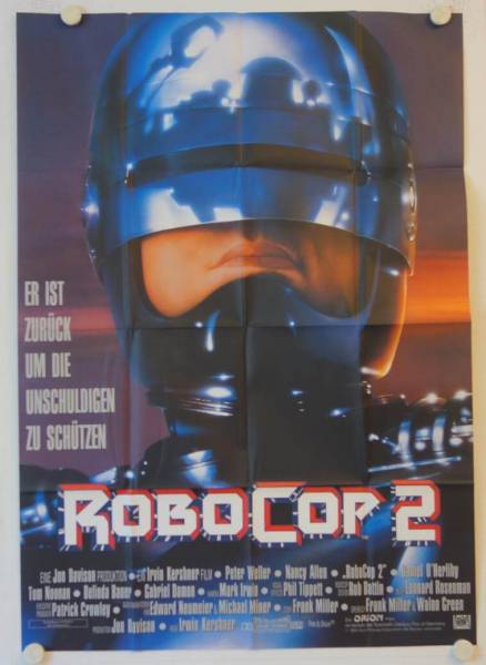 Robocop 2 original release german movie poster